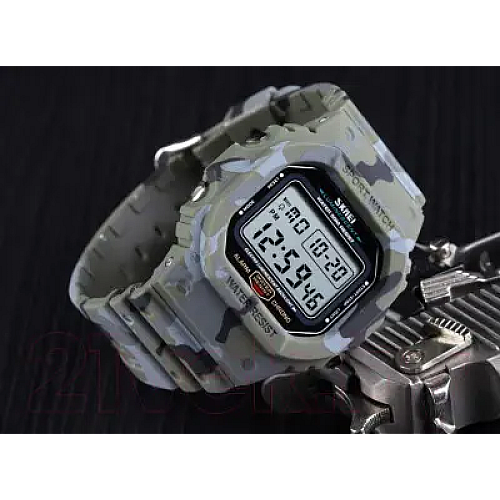 Чоловічі спортивні годинники Skmei 1471 Камуфляж