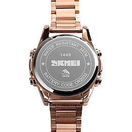 Наручные мужские часы Skmei 1448 Indigo Розовое золото