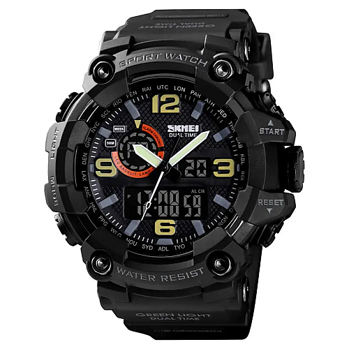 Мужские наручные часы Skmei 1520 Черный