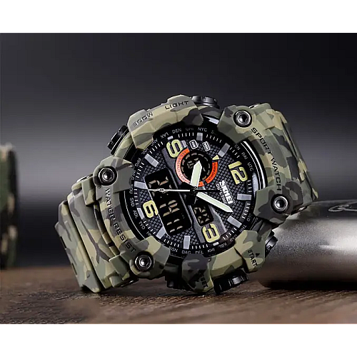 Мужские наручные часы Skmei 1520 Камуфляж