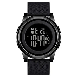 Чоловічі наручні спортивні годинники Skmei 1502 Чорний