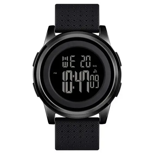 Мужские наручные часы спортивные Skmei 1502 Черный