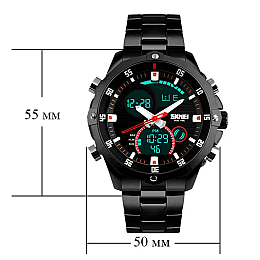 Часы наручные мужские Skmei 1146 Черный