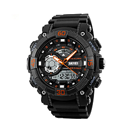 Часы наручные мужские спортивные Skmei 1228 Black