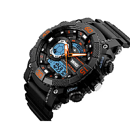 Часы наручные мужские спортивные Skmei 1228 Black