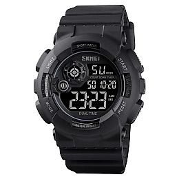 Чоловічі наручні спортивні годинники Skmei 1583 Чорний