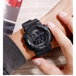 Чоловічі наручні спортивні годинники Skmei 1583 Чорний