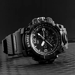 Чоловічі спортивні годинники Skmei 1327 Hamlet Чорний