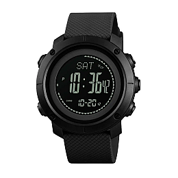 Часы мужские спортивные Skmei 1427 с компасом и барометром Черный