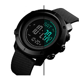 Часы мужские спортивные Skmei 1427 с компасом и барометром Черный