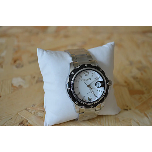 Чоловічі наручні годинники Skmei Robby Steel 0992S Сріблястий