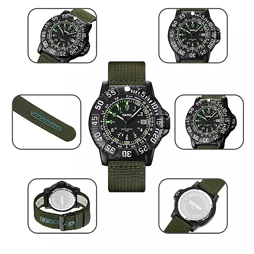 Мужские наручные часы Skmei 9281 Зеленый