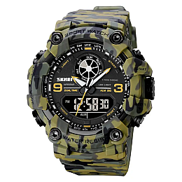 Чоловічі армійські наручні годинники Skmei 1818 Камуфляж