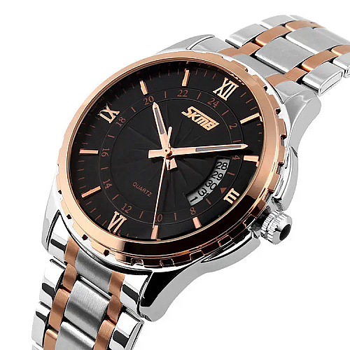 Мужские наручные часы Skmei 9069 Серебристо-золотистый