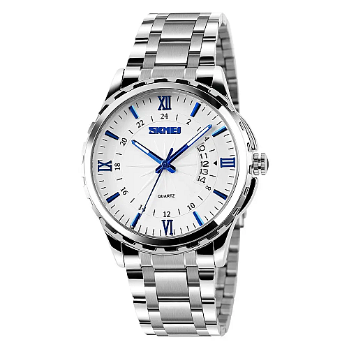 Часы наручные мужские Skmei 9069 Серебристый