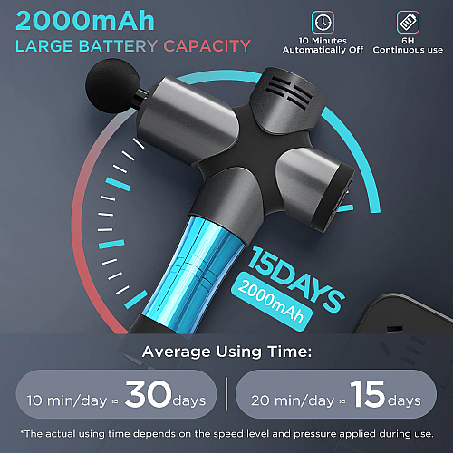 Массажер перкуссионный мышечный Booster Pro 3 126 Вт Черный (1962065620)