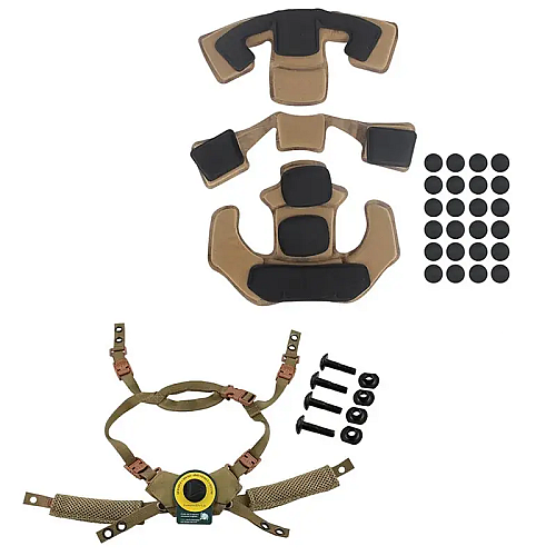 Система кріплень для шолома Wendy system з подушками One Size Койот (1979874666)