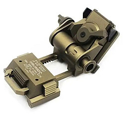 Крепление для прибора ночного видения на шлем Wilcox L4G24 45,5 х 41 мм Золотистый (1990752743)