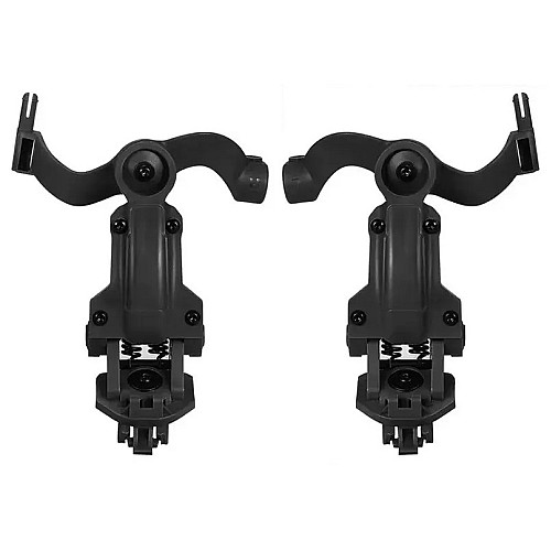 Тактичне кріплення чебурашки ARM Next S40 для навушників на шолом Чорний