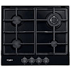 Газова варильна поверхня Whirlpool TGML 661 NB Чорний (6789326)