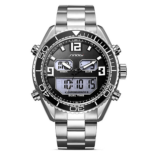 Мужские часы Sinobi S9731G 11S9731G03 Серебристый