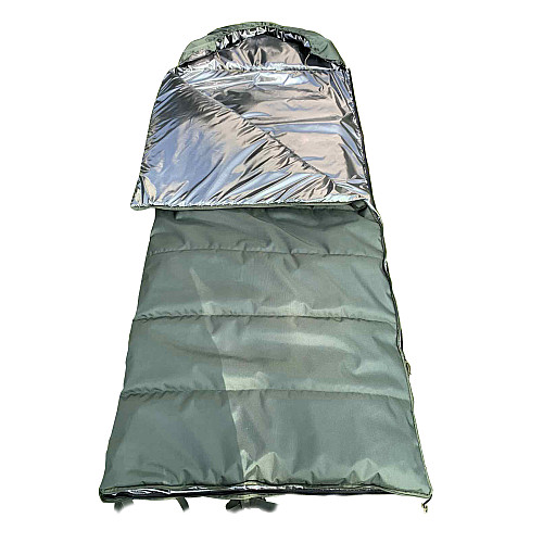 Спальний мішок тактичний зимовий Дорожка 230х90 хаки 5047