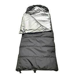 Спальний мішок тактичний зимовий Дорожка 230х90 чорний 5048