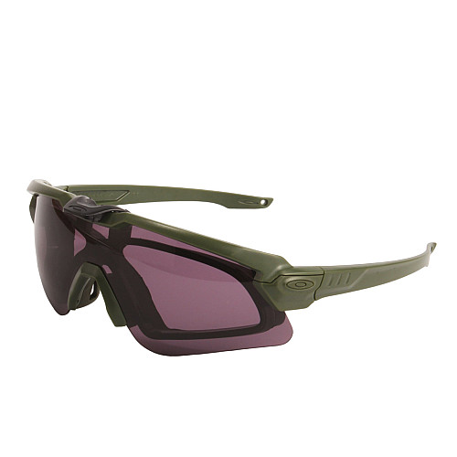 Захисні окуляри та маска 2 в 1 тактичні Si Ballistic M Frame Oakley олива