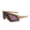 Захисні окуляри та маска 2 в 1 тактичні Si Ballistic M Frame Oakley койот