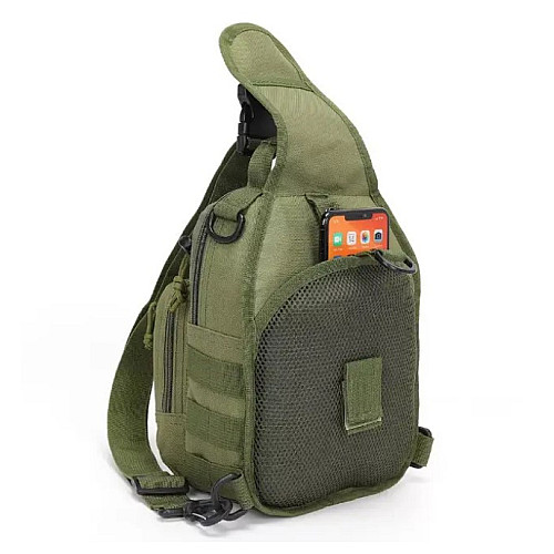 Сумка через плече 6 літрів Solve 14х20х28 см олива