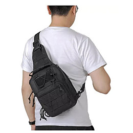 Сумка через плече 6 літрів Solve 14х20х28 см чорна