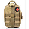 Сумка під аптечку тактична на липучці швидкознімна Solve 20.5x15x10 см Койот D3-MED-02