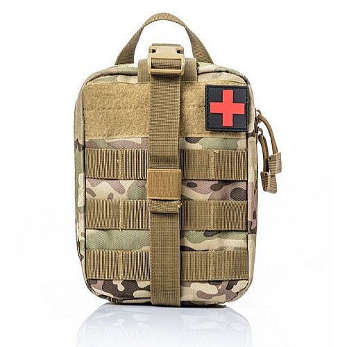 Сумка під аптечку тактична на липучці швидкознімна Solve Мультикам D3-MED-03
