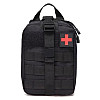 Сумка під аптечку тактична на липучці швидкознімна Solve 20.5x15x10 см Чорний D3-MED-05