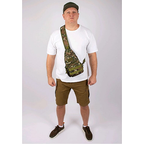 Тактична сумка на 5 л Solve 25х17х10 см Темний піксель A14