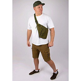 Сумка-слинг тактична через плече Solve 31х26х1.5 см Олива A147