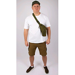 Сумка-слинг тактична через плече Solve 31х26х1.5 см Олива A147