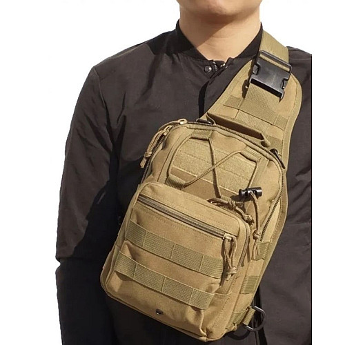 Сумка тактична через плече Solve 28х19х10 см Койот A741