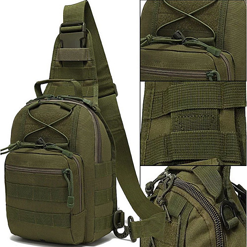 Сумка тактична через плече Solve 28х19х10 см Олива A742