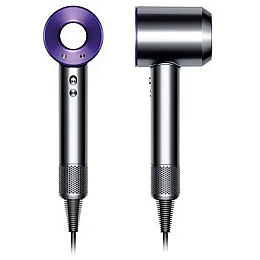 Фен стайлер для волос Kemei 5 в 1 Supersonic Premium Magic Hair 1600 Вт 5 насадок Фіолетовий (HD07F)