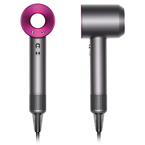 Фен стайлер для волос Kemei 5 в 1 Supersonic Premium Magic Hair 1600 Вт 5 насадок Рожевий (HD07P)