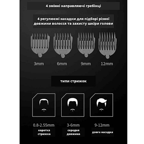 Триммер Enchen Beardo Серый