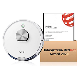 Робот-пилосос iLife L100 Wi-Fi Білий (2000620188)
