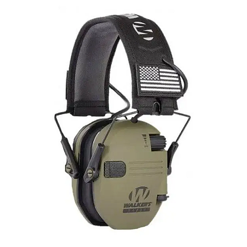 Тактичні активні навушники Walkers Razor з чохлом Оливковий (2004479195)