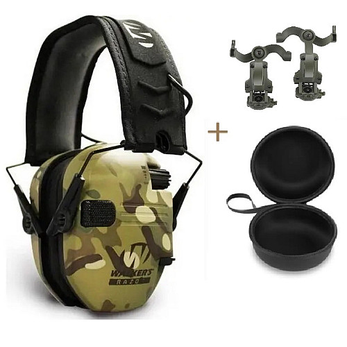 Активні навушники Walkers Razor з чохлом і кріпленнями OPS Core Чебурашки Мультикам (2004503529)