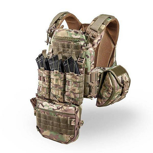 Плитоноска з підсумками без плит No Brand One Size Мультикам (2013925894)