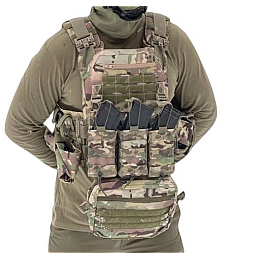 Плитоноска з підсумками без плит No Brand One Size Мультикам (2013925894)