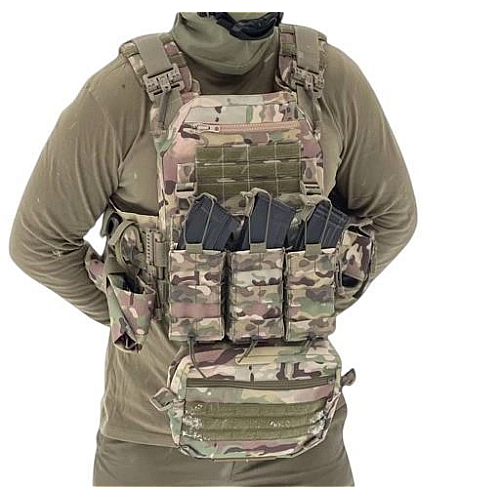 Плитоноска з підсумками без плит No Brand One Size Мультикам (2013925894)