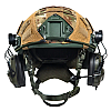 Комплект шлем FAST Team Wendy Helmet NIJ IIIA/наушники Earmor M32H MOD3/кавер S Мультикам
