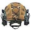 Комплект шлем FAST Team Wendy Helmet NIJ IIIA/наушники Earmor M32H MOD3/кавер M Мультикам